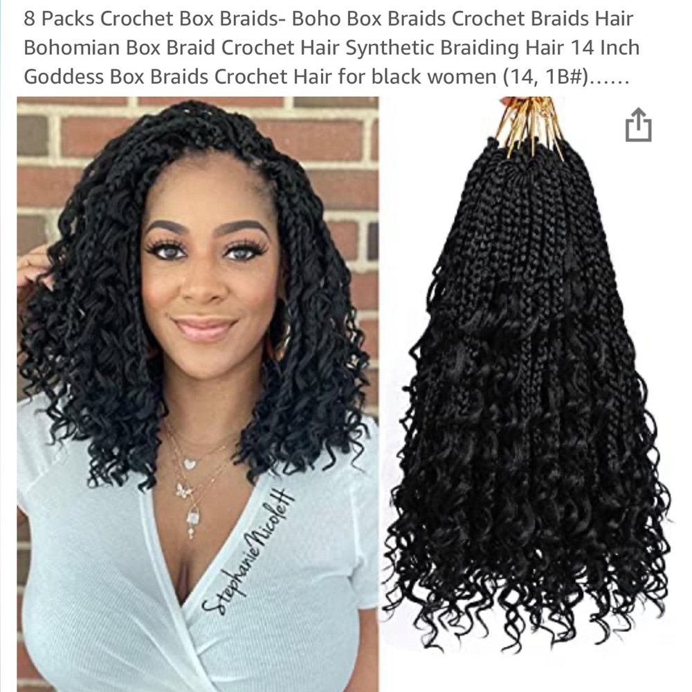 All in one Crochet Boho Box braids!
